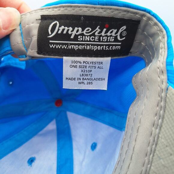 Imperia True Fit Lightweight GOLF Blue Adjustable Dad Cap - Picture 7 of 7